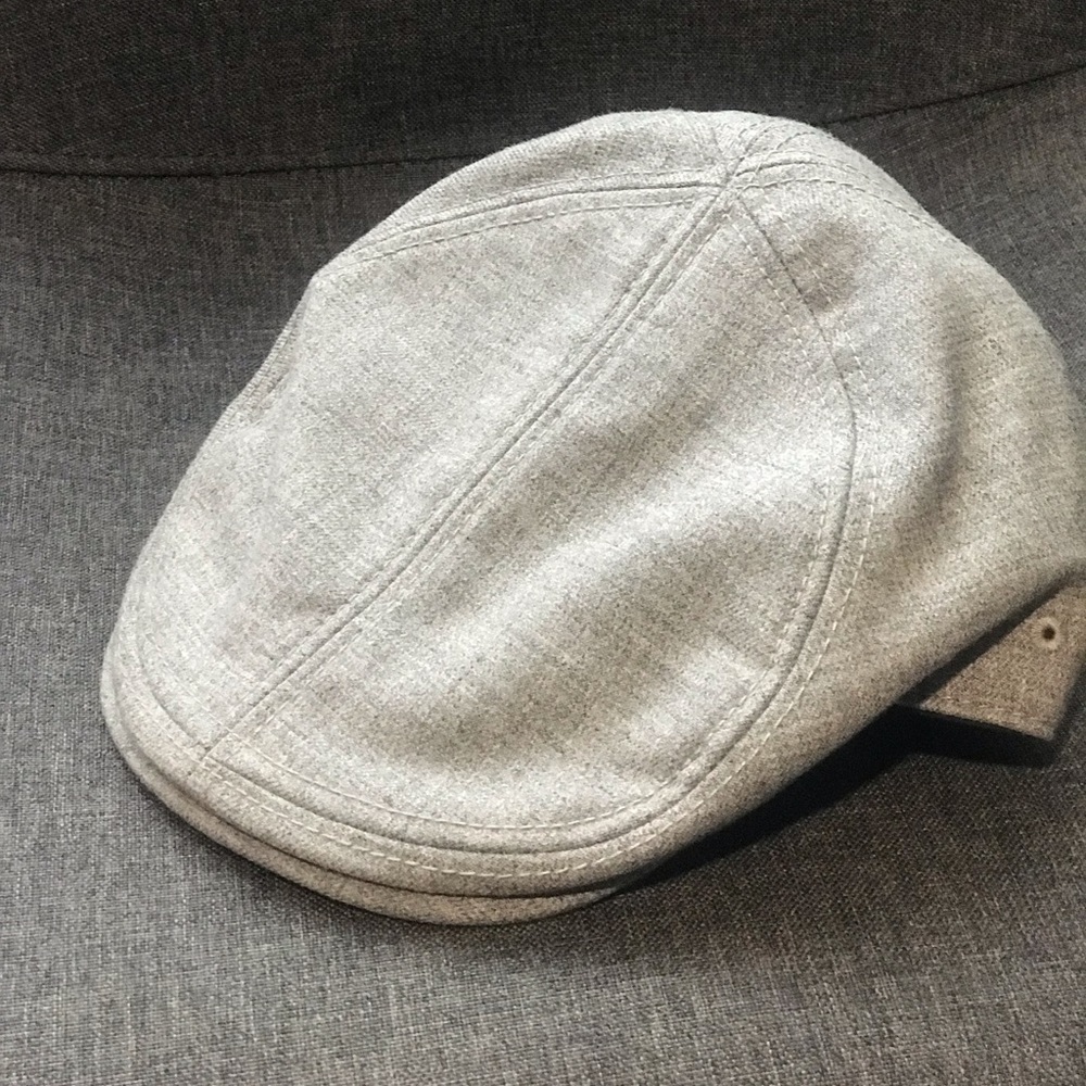 NWT Goorin Bros light grey Ryder driver/flat cap - Medium